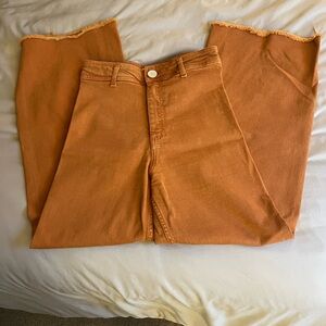 Zara marine straight jeans